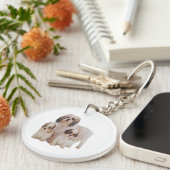 Sleutelhangers met Shih-tzu (Voorkant Rechts)