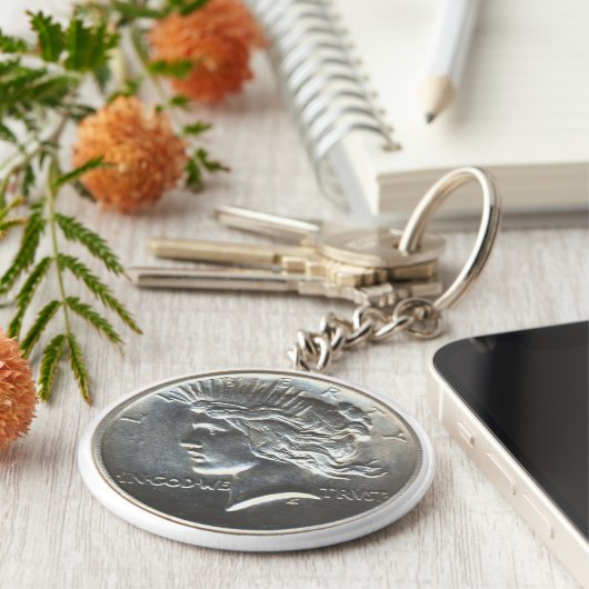 Sleutelhangers met vrijheidsdollar (Zijkant)