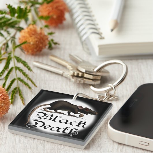 Sleutelhangers met zwarte doodsteek (Voorkant Rechts)