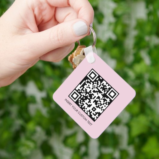 Sleutelhangers Modern Minimaal QR-code Aangepaste (Hand)