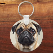 Sleutelhangers - mopshond (Voorkant)