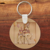 Sleutelhangers - Paarse Pony Carrousel (Voorkant)