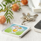 SLEUTELHANGERS - PINA COLADA RECIPE COCKTAIL ART (Zijkant)