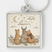 Sleutelhangers Pooh Eeyore Tigger die naar de luch (Voorkant)