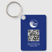 Sleutelhangers QR Code Zakelijk Logo Professioneel (Voorkant)