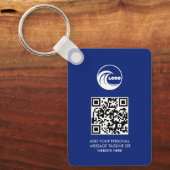 Sleutelhangers QR Code Zakelijk Logo Professioneel (Voorkant)