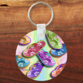 Sleutelhangers - TEENSLIPPERS Pop Art (Voorkant)