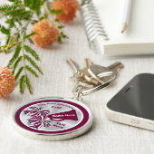 Sleutelhangers van Bourgogne en Silver Cheer PERSO (Zijkant)