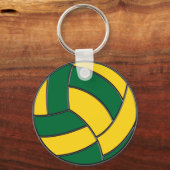 Sleutelhangers van de Groene en de goudvolleybalpa (Achterkant)