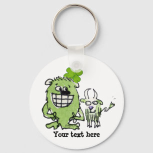Sleutelhangers van de Groene Monstergeit Shamrock 