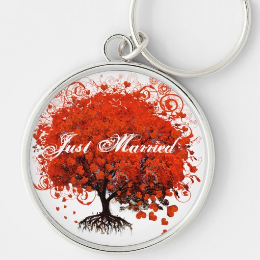 Sleutelhangers van de rode bomen (Voorkant)