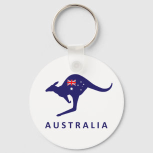 Sleutelhangers van de vlag van Australië Kangaroo