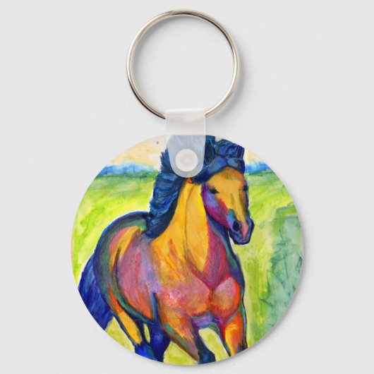 Sleutelhangers van geverfd paard 2 (Voorkant)