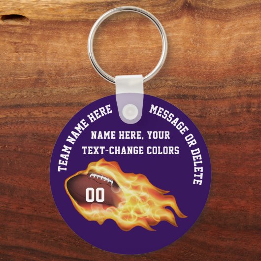 Sleutelhangers van het Football van de zeep, 3 Tek (Voorkant)