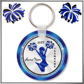 Sleutelhangers van Royal Blue, White en Black Chee