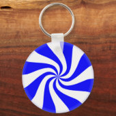Sleutelhangers van Snoep met blauwe peppermint (Voorkant)