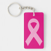 Sleutelhangers voor de bewustmaking van roze-lint  (Voorkant)