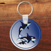 Sleutelhangers voor de walvisfamilie (Voorkant)