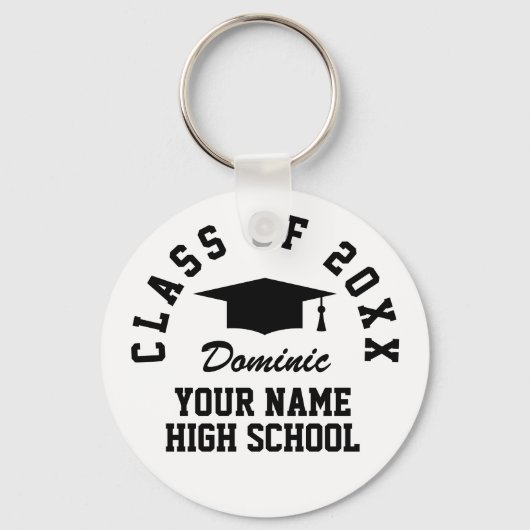 Sleutelhangers voor gepersonaliseerde afstuderen v (Achterkant)