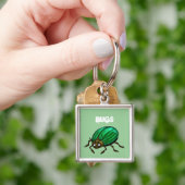Sleutelhangers voor groene beetel (Hand)