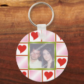 Sleutelhangers voor het Heart Pattern Foto (Voorkant)