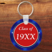 Sleutelhangers voor rode, witte en blauwe aangepas (Achterkant)