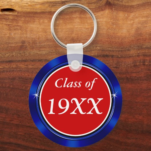 Sleutelhangers voor rode, witte en blauwe aangepas (Achterkant)