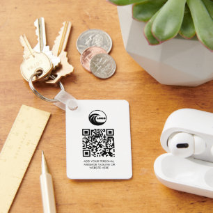 Sleutelhangers Zakelijk Logo QR Code