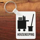 Sleutelhouder voor schoonmaakdienst sleutelhanger (Voorkant)