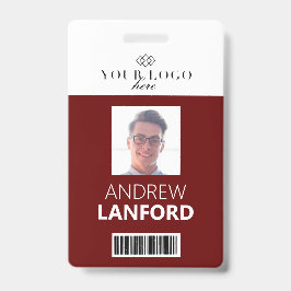 Sleutelkaart met naam van werknemer | Aangepast lo Badge