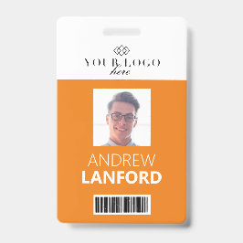 Sleutelkaart Werknemersnaam | Aangepast Logo en Kl Badge