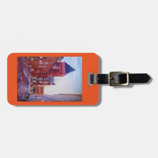 sleutelketen bagagelabel purse label (Voorkant horizontaal)