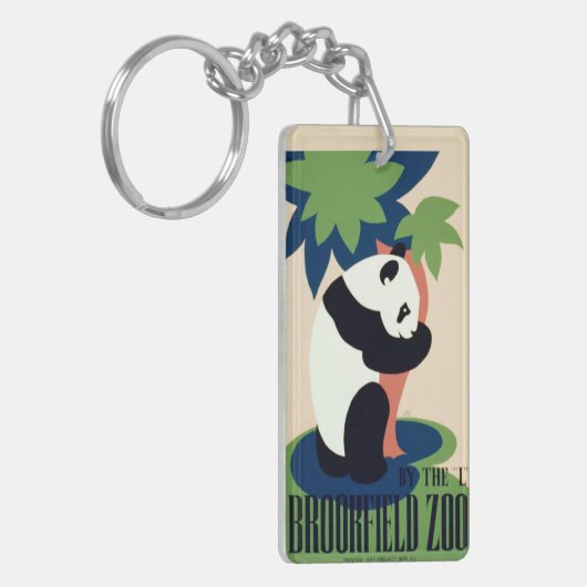  sleutelketen "Brookfield Zoo" Sleutelhanger (Voorkant Links)