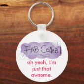 sleutelketen fab collab sleutelhanger (Voorkant)