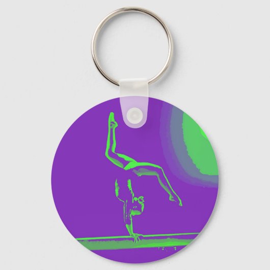sleutelketen Gymnast Sleutelhanger (Voorkant)