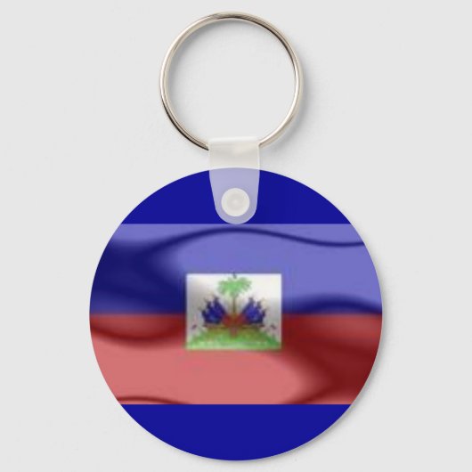 sleutelketen haïti - vlag sleutelhanger (Voorkant)