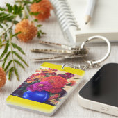 sleutelketen met zink sleutelhanger (Voorkant Rechts)