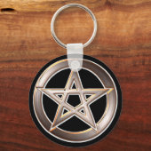 sleutelketen pentagram sleutelhanger (Voorkant)