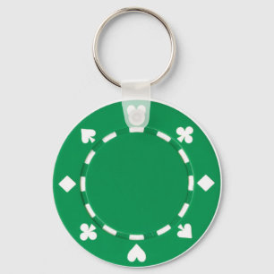 sleutelketen pokerchip sleutelhanger