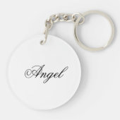 sleutelketen roze Stiletto en Cupcake Sleutelhanger (Achterkant)