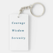 sleutelketen sleutelhanger (achterkant)