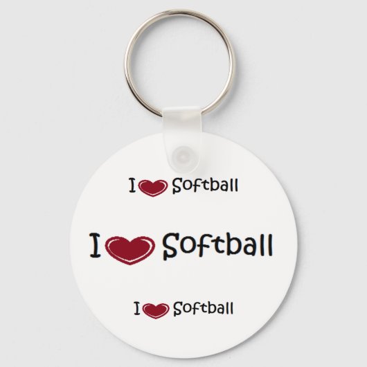 sleutelketen SOFTBALL Sleutelhanger (Voorkant)