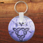 sleutelketen uil en celtic knot sleutelhanger (Voorkant)
