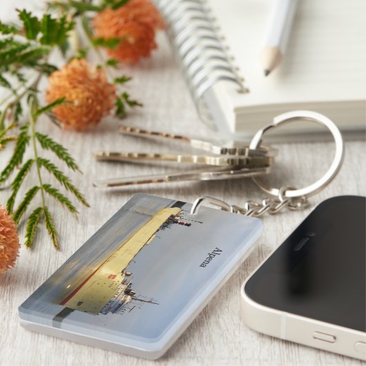 sleutelketen van Alpena rechthoek Sleutelhanger (Voorkant Rechts)