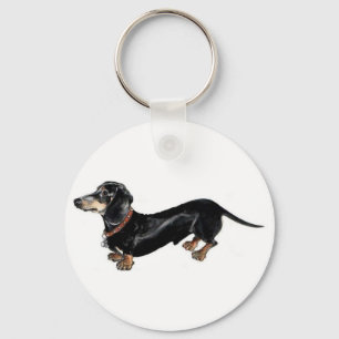 sleutelketen van dachshund ' long dog ' sleutelhanger