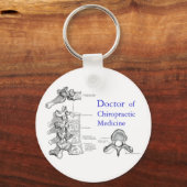 Sleutelketen van de Chiropractor Sleutelhanger (Voorkant)