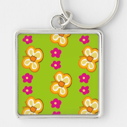 sleutelketen van de vlinder sleutelhanger (Voorkant)