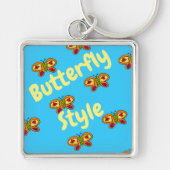 sleutelketen van de vlinderstijl sleutelhanger (Voorkant)