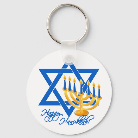 sleutelketen van Hanukkah Sleutelhanger (Voorkant)