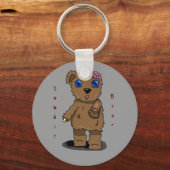 sleutelketen van het Beer Zombie Sleutelhanger (Voorkant)